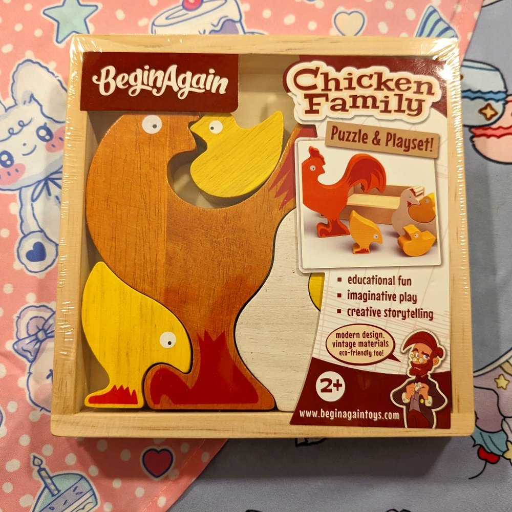 Chicken Family Puzzle AND Elephant Family Puzzle!